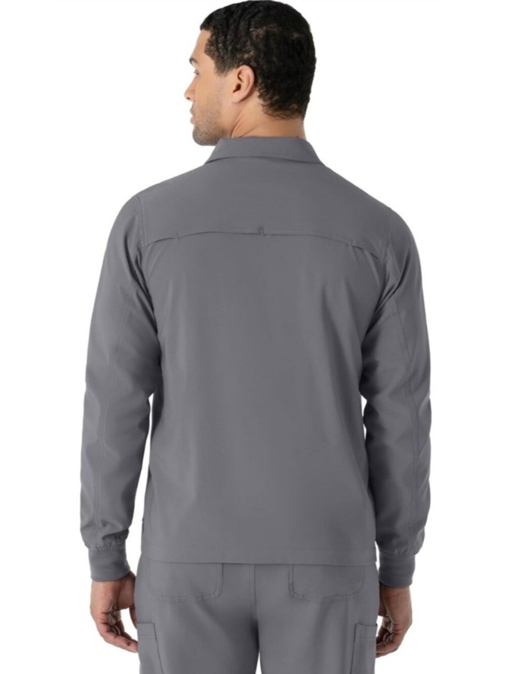 Carhartt Scrubs Jacket Force Cross-Flex Lightweight Gray Men 2XL XXL - Picture 3 of 5